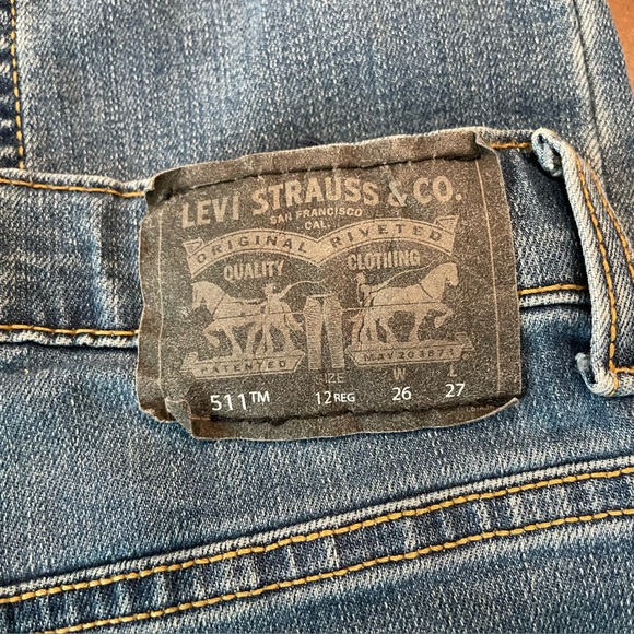 Kids Levi’s 511 Performance Slim - size 12 (26W x 27L) - Picture 5 of 5